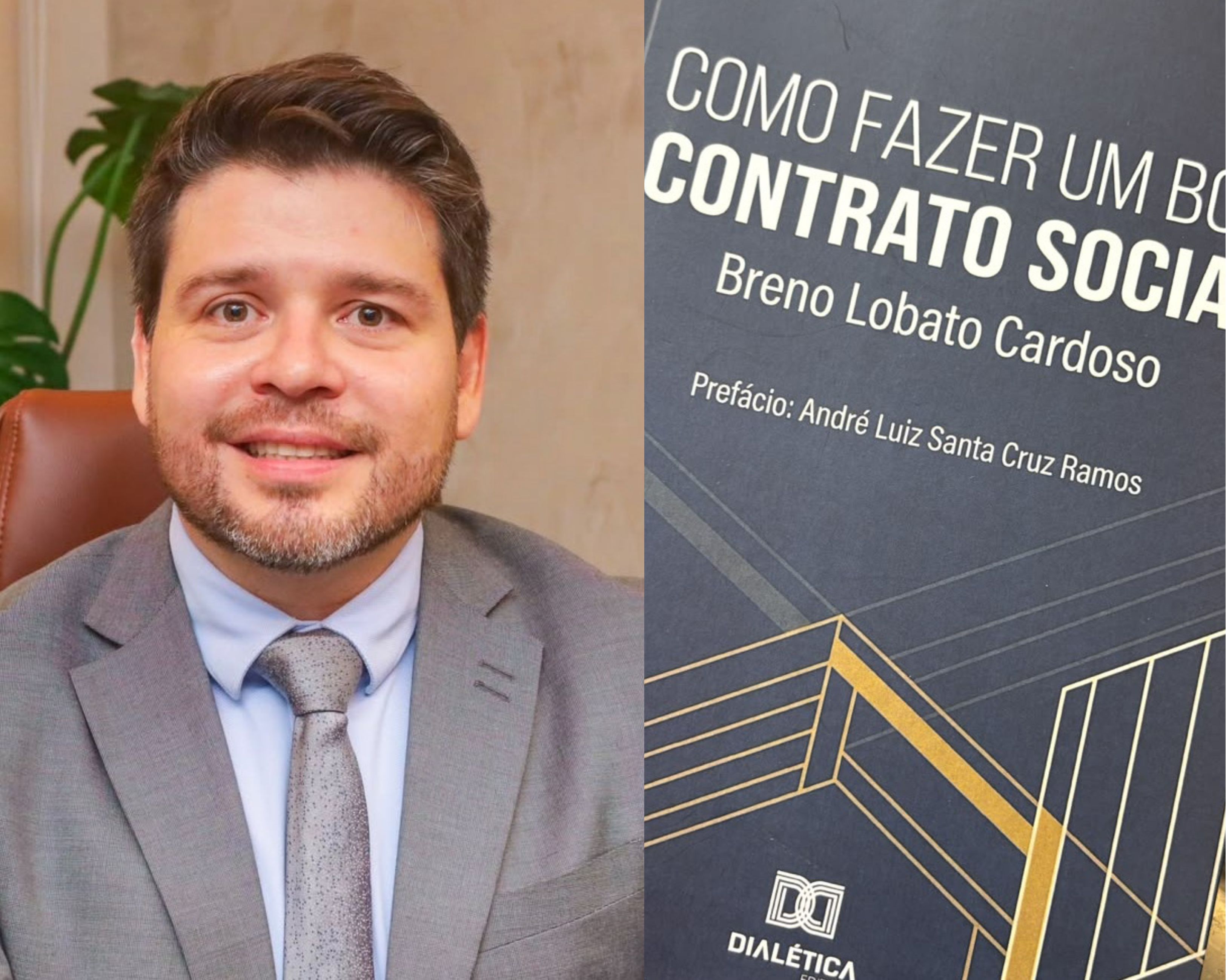 Procurador do Estado BrenoLobato Cardoso e a obra lançada