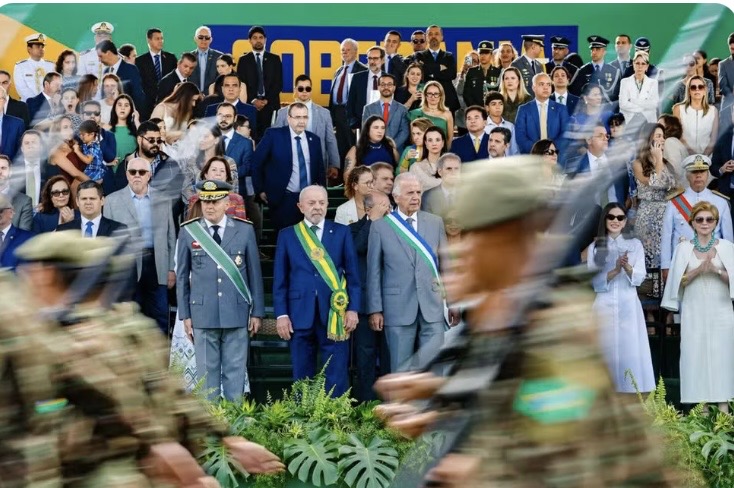 A celebração da Independência do Brasil começou às 9h e foi organizada em três eixos temáticos

