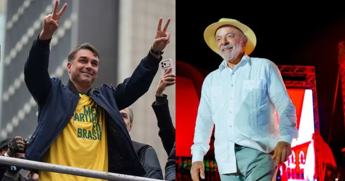 Pesquisa aponta empate técnico entre Lula e Flávio Bolsonaro em eventual segundo turno
