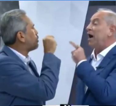 Imagem - Ciro Gomes e Elmano trocam acusações durante debate no Ceará