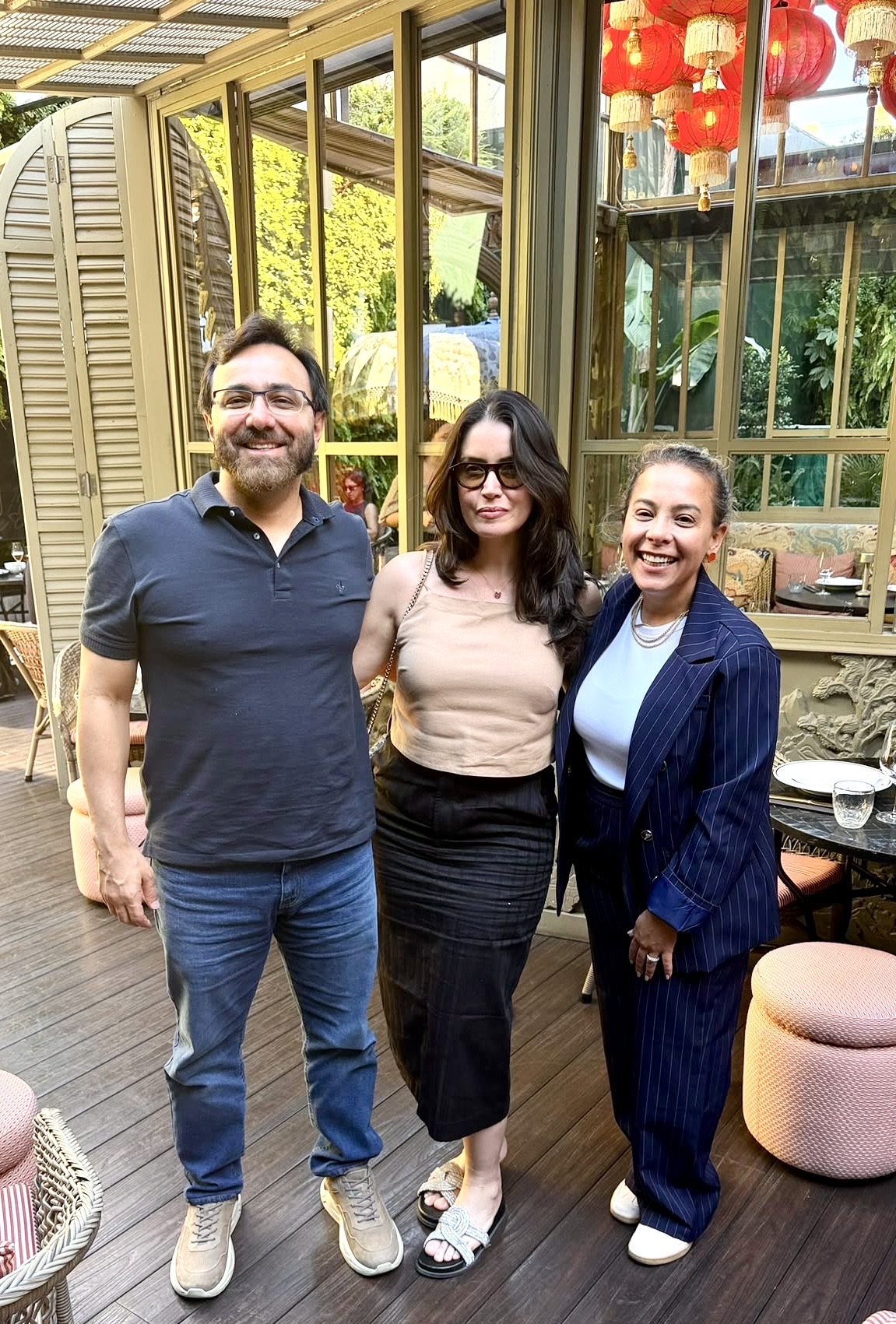 Hélio Pinho, Priscilla Morgado e Amarah Farage