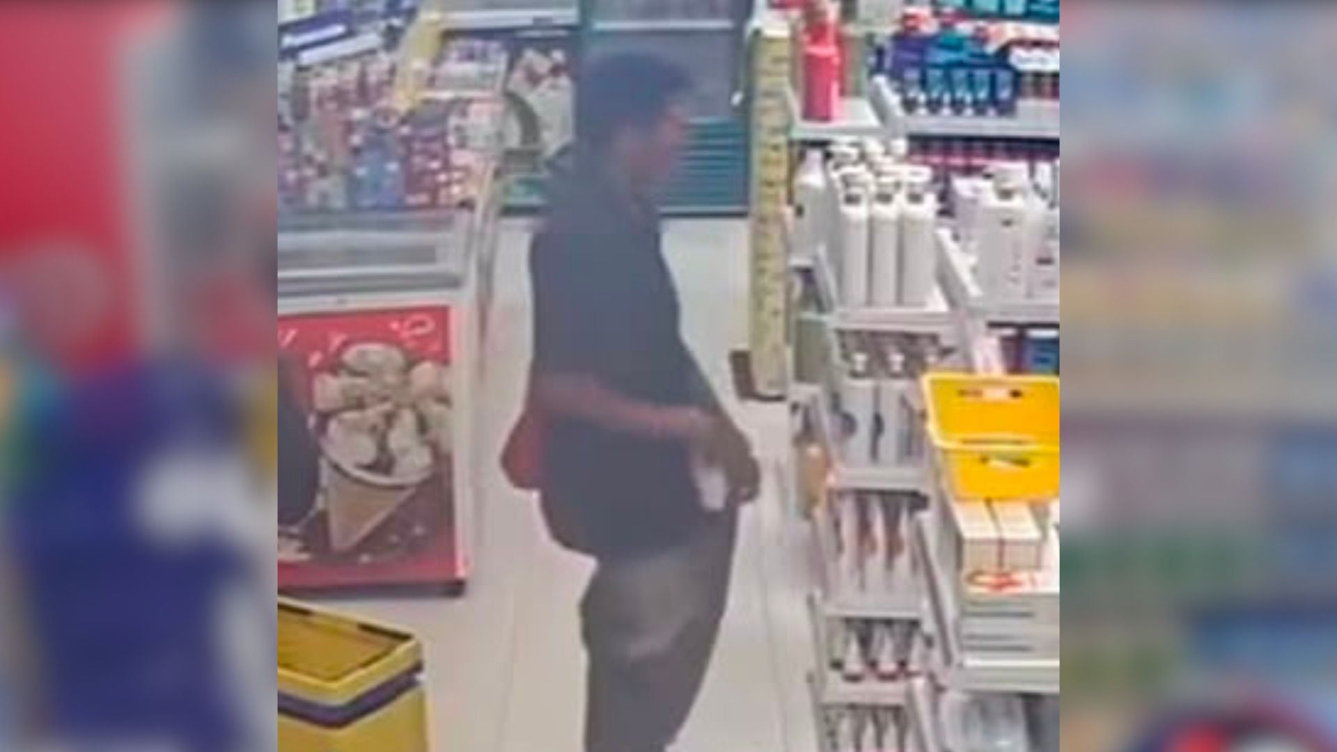 Homem é flagrado por câmeras de segurança furtando produtos de farmácia em Belém