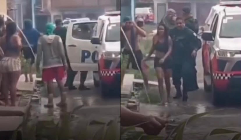 Vítimas foram encontradas com várias ferroadas e sinais de desfalecimento; policiais entraram na área para retirá-las do local