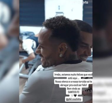 Imagem - Neymar posta vídeo e confirma chegada de Philippe Coutinho ao Santos; assista