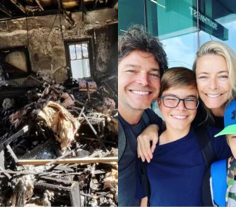 Imagem - Erik Marmo mostra estragos após incêndio atingir sua casa nos EUA
