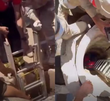 Imagem - Vídeo: Bombeiros resgatam mulher de poço com 7 metros de profundidade no Pará