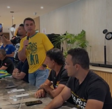 Flávio Bolsonaro em Belém