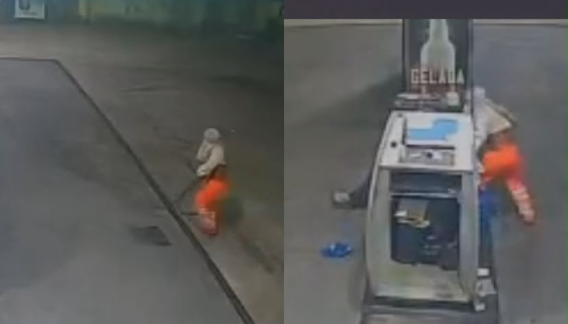 Trabalhador, identificado como Márcio, de 53 anos, foi atingido na cabeça com um pedaço de madeira