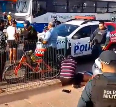 Imagem - Ciclista fica ferido após ser atingido por viatura da PM em Ananindeua