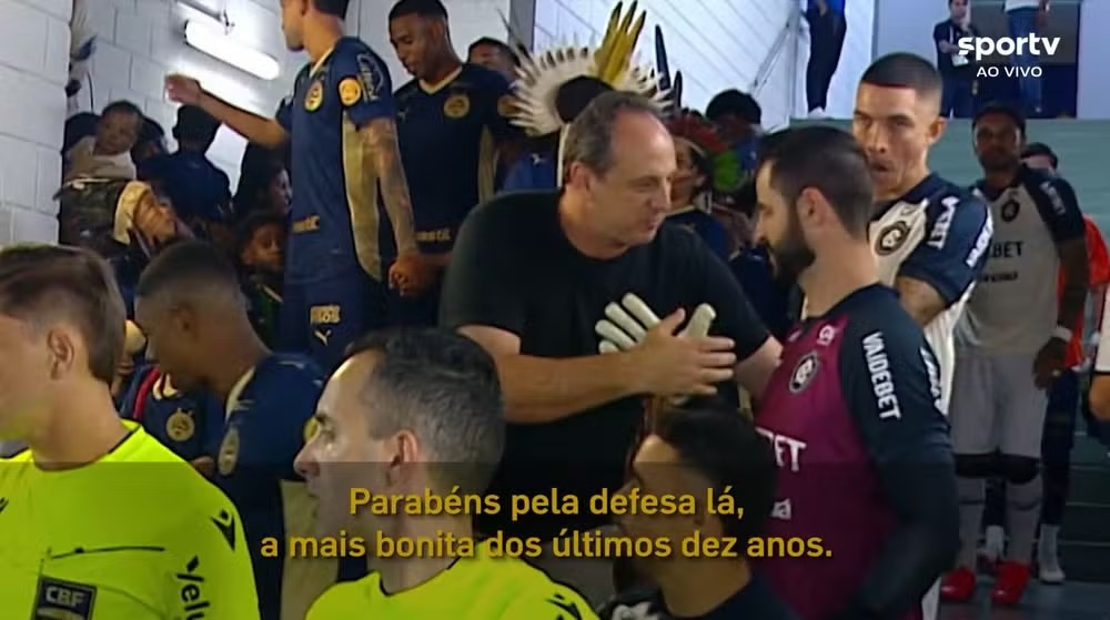 Ceni cumprimentou Rangel antes de Bahia x Remo - 