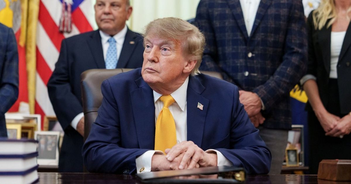 Presidente dos Estados Unidos, Donald Trump.