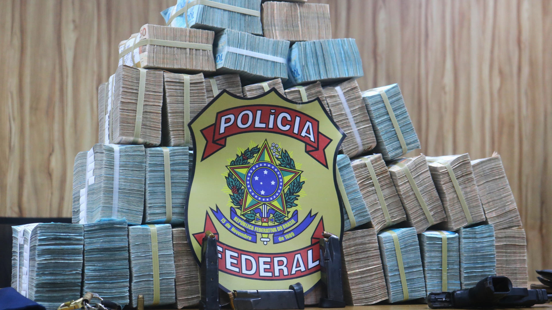 Apreensão de R$ 2,5 milhões em Belém, capital paraense.