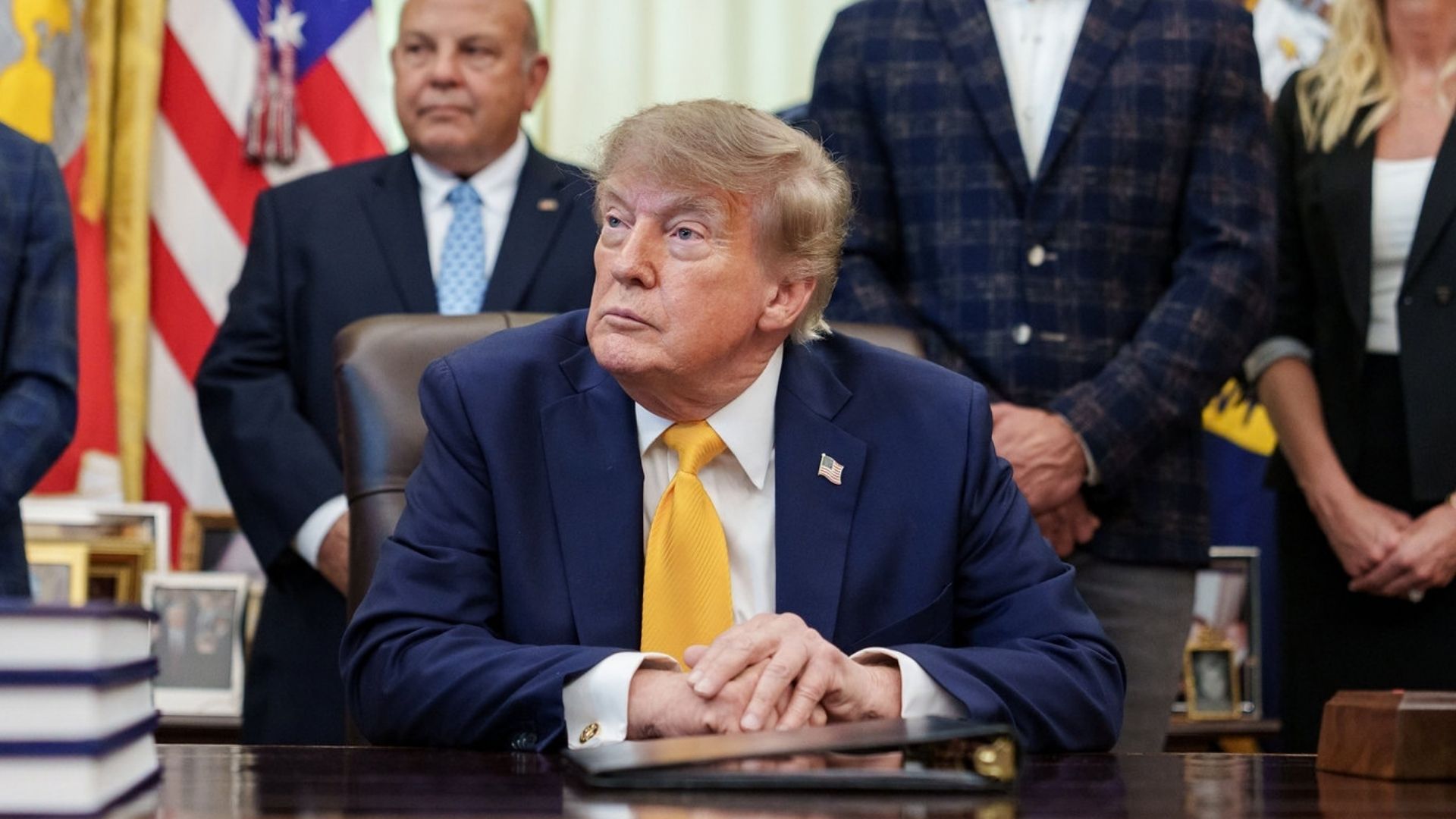 Presidente dos Estados Unidos, Donald Trump.