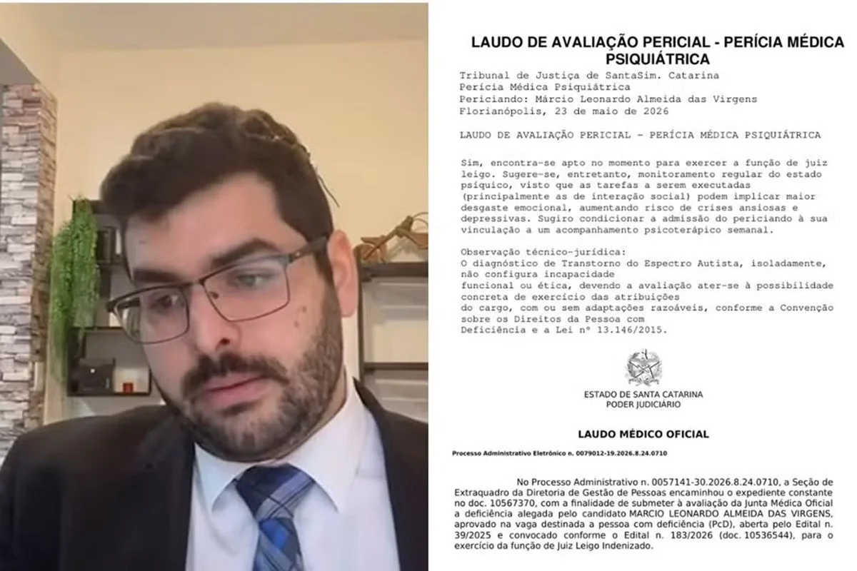 Advogado Márcio Almeida, de 30 anos.