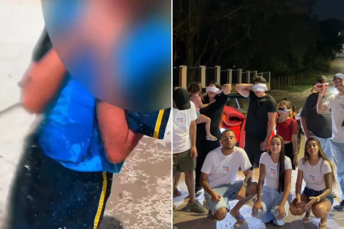 (Após a viralização do caso, Viny foi presenteado com um carro e uma motocicleta novos.)