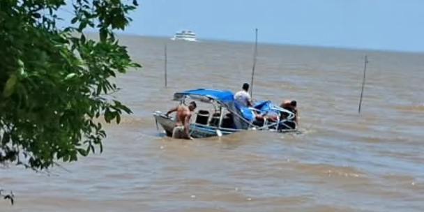 Naufrágio ocorreu devido a ressaca da Baía do Marajó no momento da viagem -