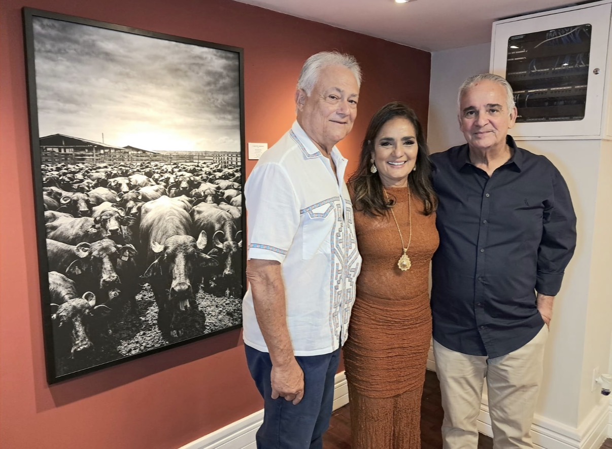 Hildegardo e Zilda Nunes com Alex Athias
