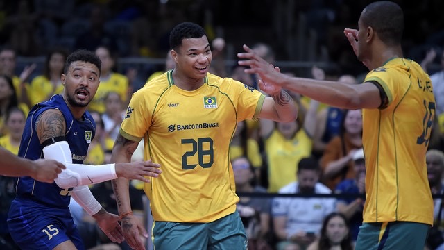 Brasil venceu por 3 a 0 - 