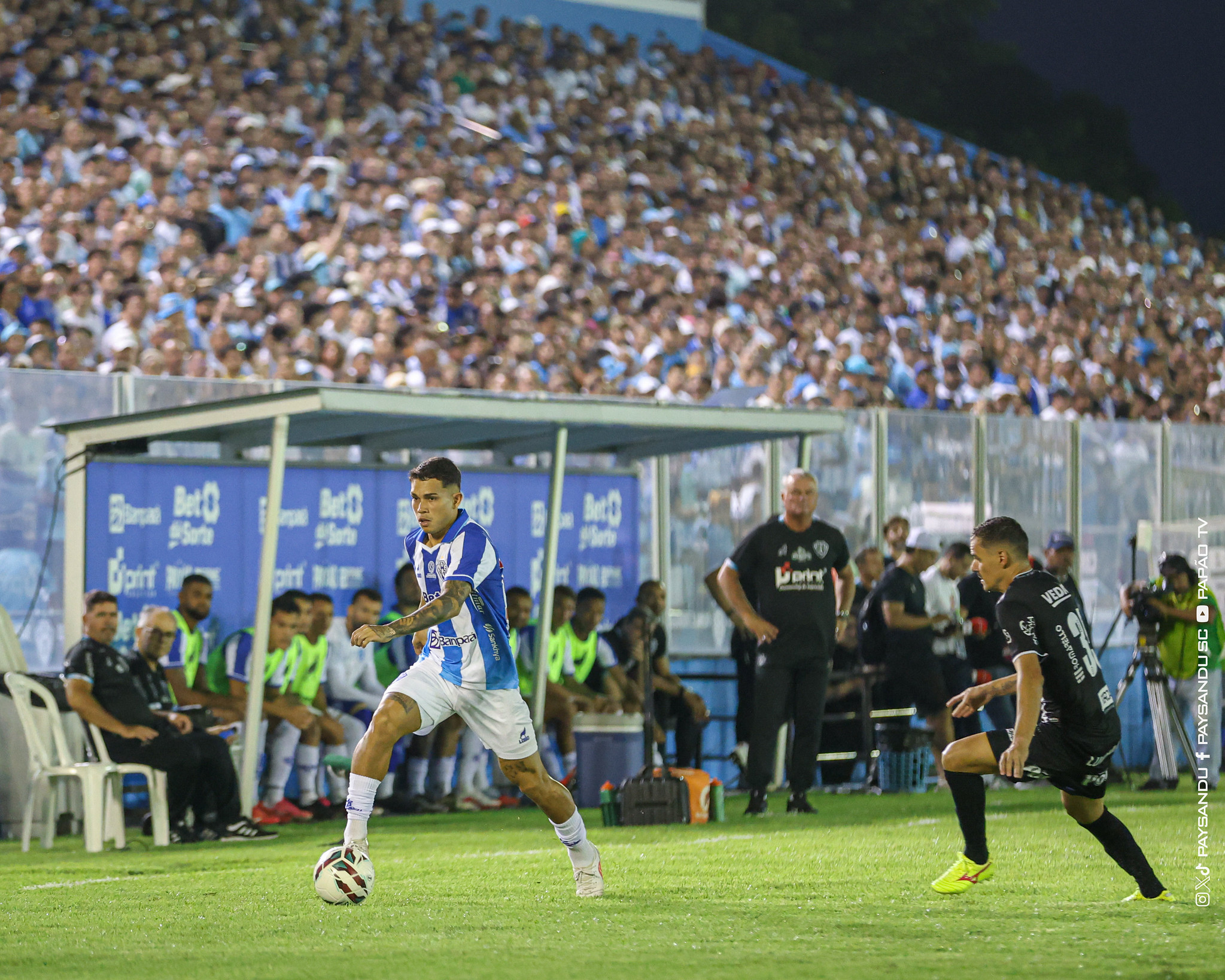 Papão chegou a virar o jogo no segundo tempo, mas sofreu o empate por 2 a 2 nos minutos finais, em cobrança de pênalti