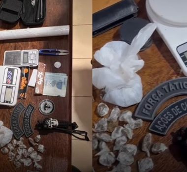 Imagem - Polícia apreende drogas, arma e munições após confronto com suspeito em Ulianópolis