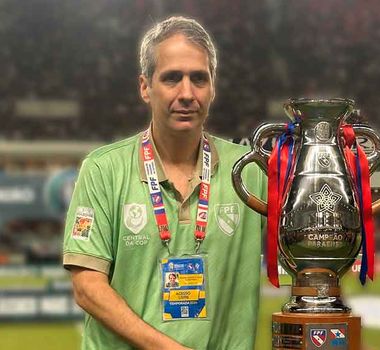 Imagem - Presidente da FPF leva futebol paraense a debate internacional sobre futuro do esporte