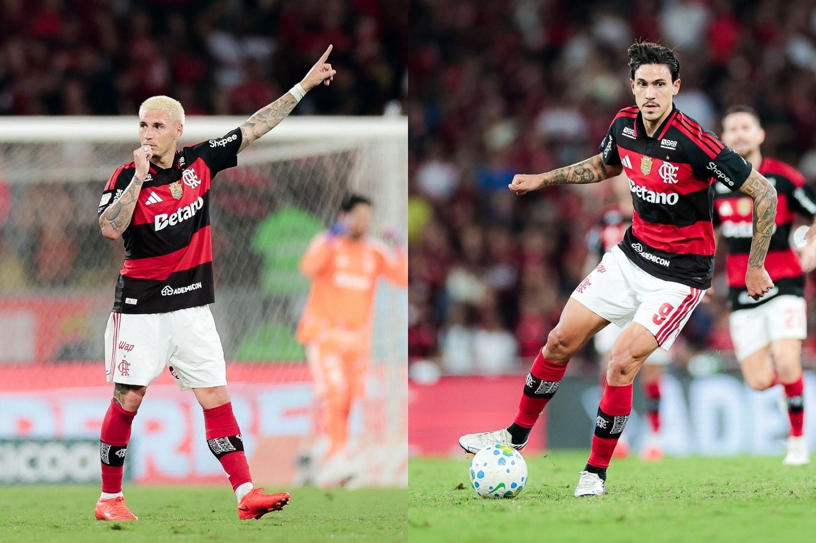Varela e Pedro marcaram os gols do Mengão - 