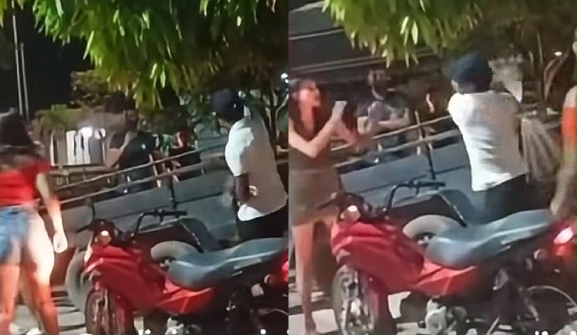 Homem foi perseguido por populares após as agressões e precisou ser resgatado pela Polícia Militar quando tentava escapar pulando o muro de uma residência