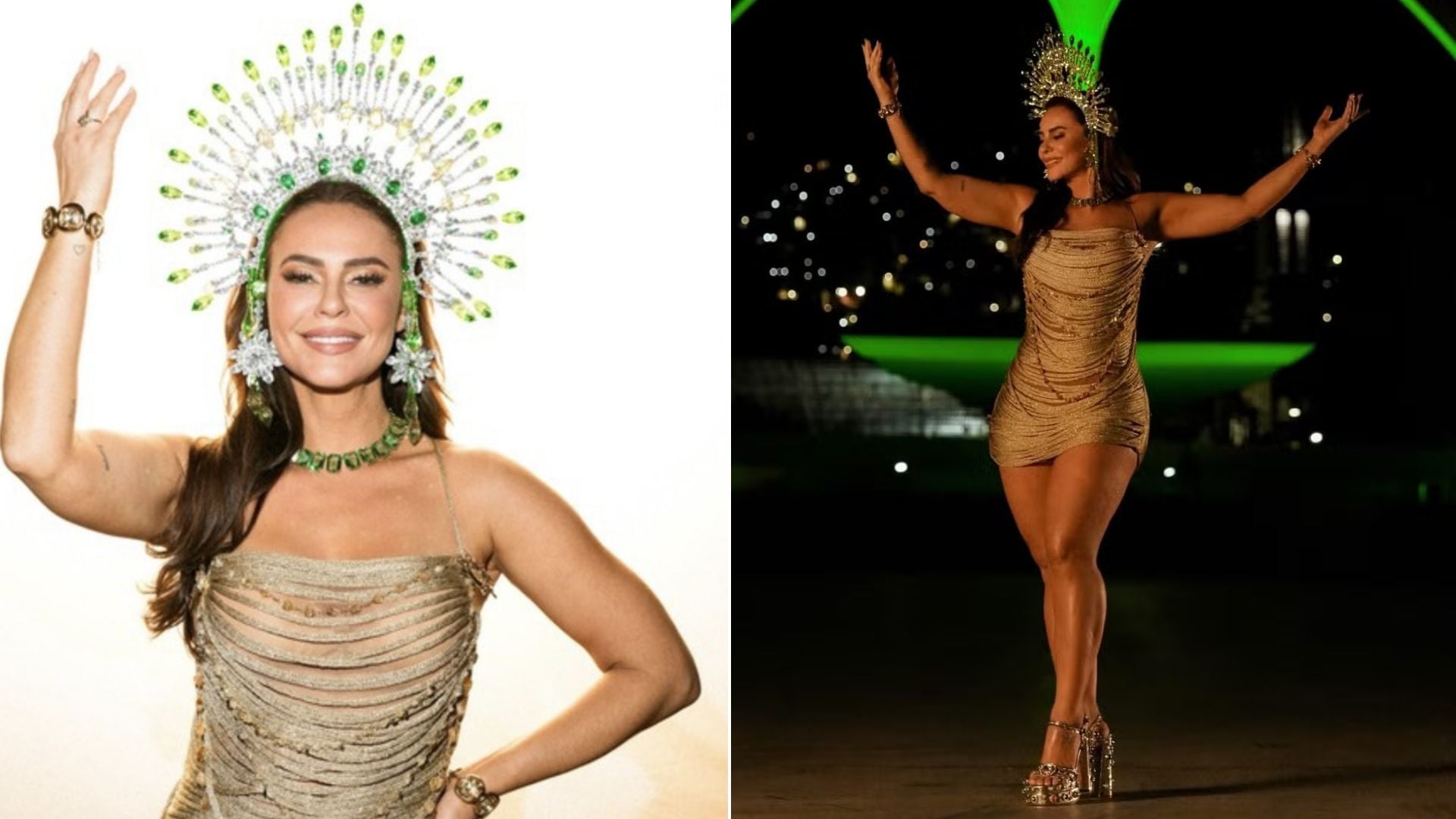 Atriz Paolla Oliveira anunciou nesta quarta-feira (23) que aceitou o convite para assumir o posto de nova rainha de bateria da Imperatriz Leopoldinense. 
