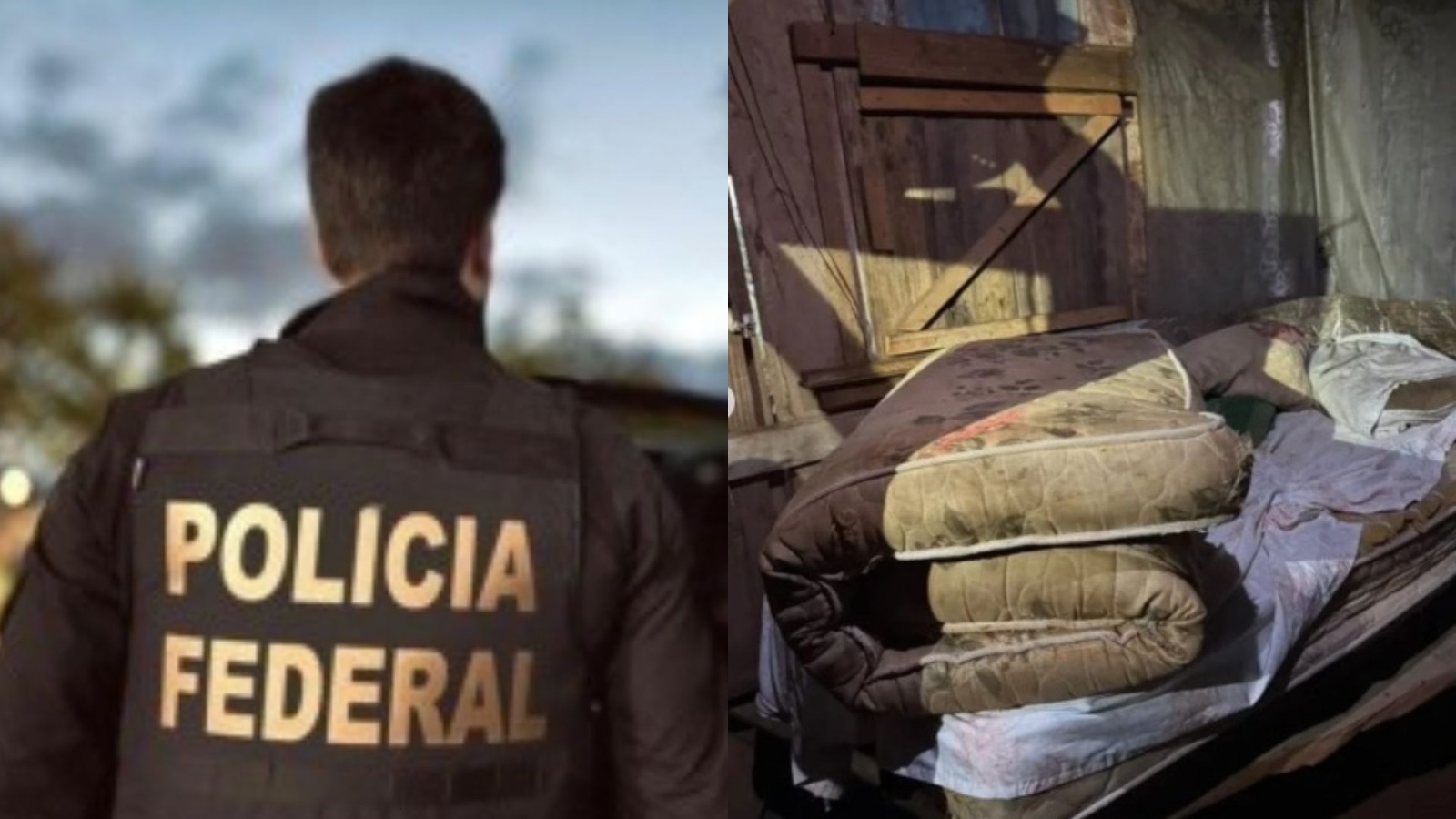 O homem vivia em uma estrutura precária e insalubre, localizada próxima a espaços usados para a criação de animais.