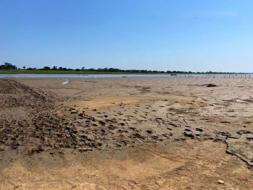 População da região amazônica foi impactada pela diminuição histórica dos níveis dos rios Tapajós e Amazonas.