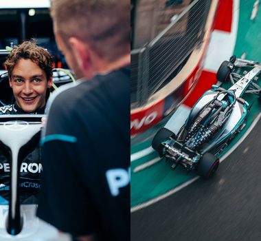 Imagem - GP do Azerbaijão: Russell lidera primeiro treino em Baku; Bortoleto termina em 10º