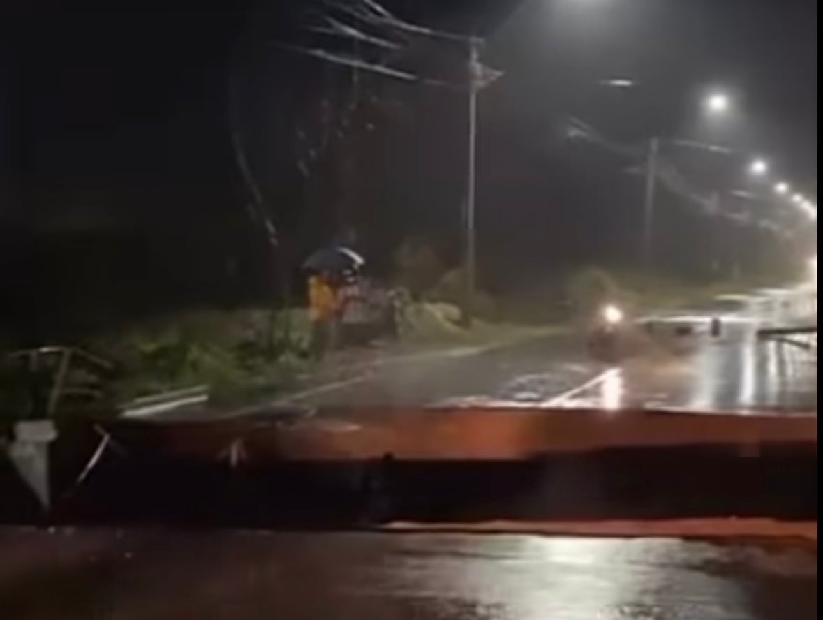 Chuva forte derruba ponte e causa queda de cabo de alta tensão em Canaã dos Carajás