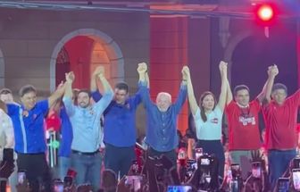 Durante comício em Belém, Lula pede aliança para eleger candidatos ao Senado pelo Pará
