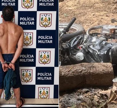 Imagem - Homem é preso em Jacundá suspeito de agredir mulher e destruir motocicleta