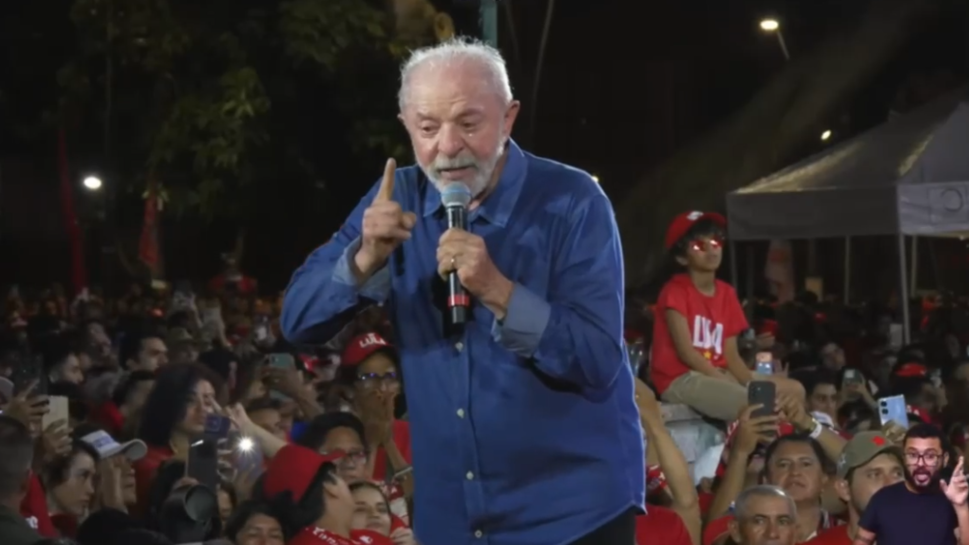 Lula voltou a cobrar as investigações contra o Banco Master e os desvios realizados no INSS durante comício realizado em Belém.