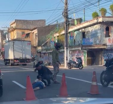 Imagem - Vídeo: acidente deixa homem ferido na Pedro Álvares Cabral, na manhã desta terça