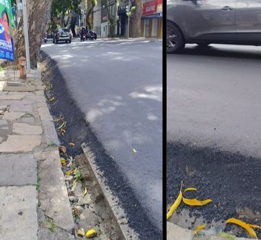 Imagem - Prefeitura refaz asfalto na avenida Nazaré, em Belém