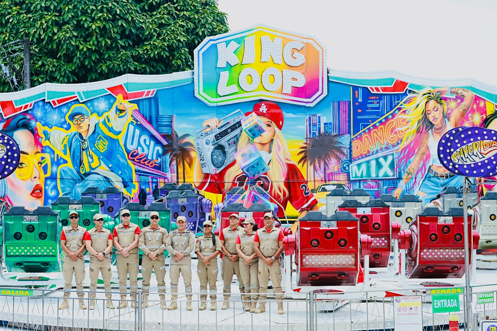 o Corpo de Bombeiros Militar do Pará (CBMP) liberou 13 dos 15 brinquedos vistoriados e testados