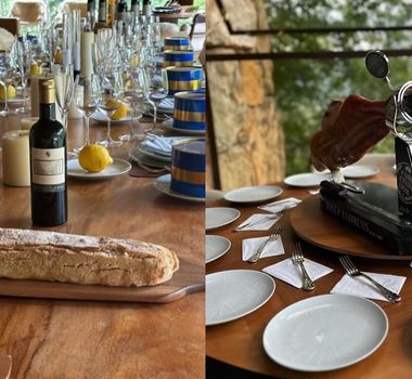 Imagem - Fotos mostram almoço de luxo organizado por Vorcaro para Moraes