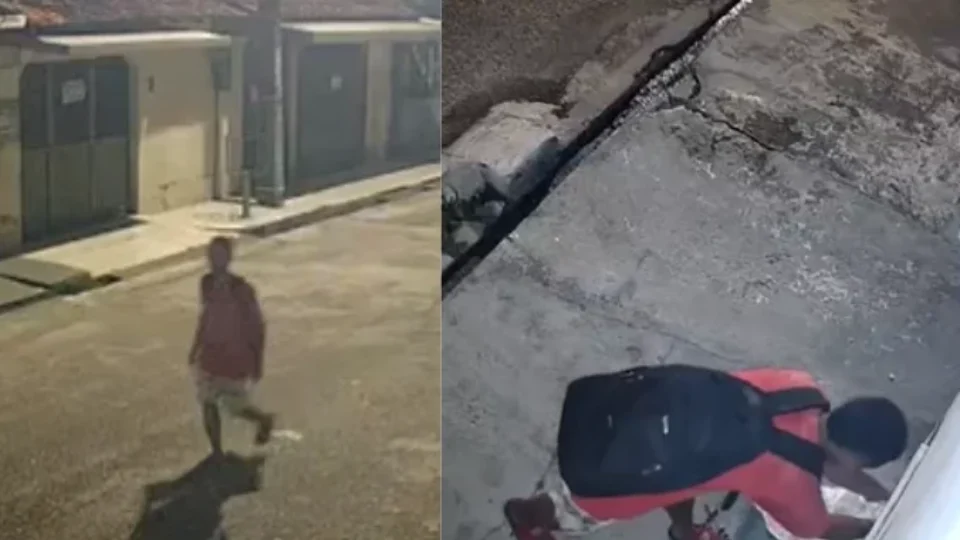 Homem na maior tranquilidade retirou o registro e provocou um prejuízo enorme -