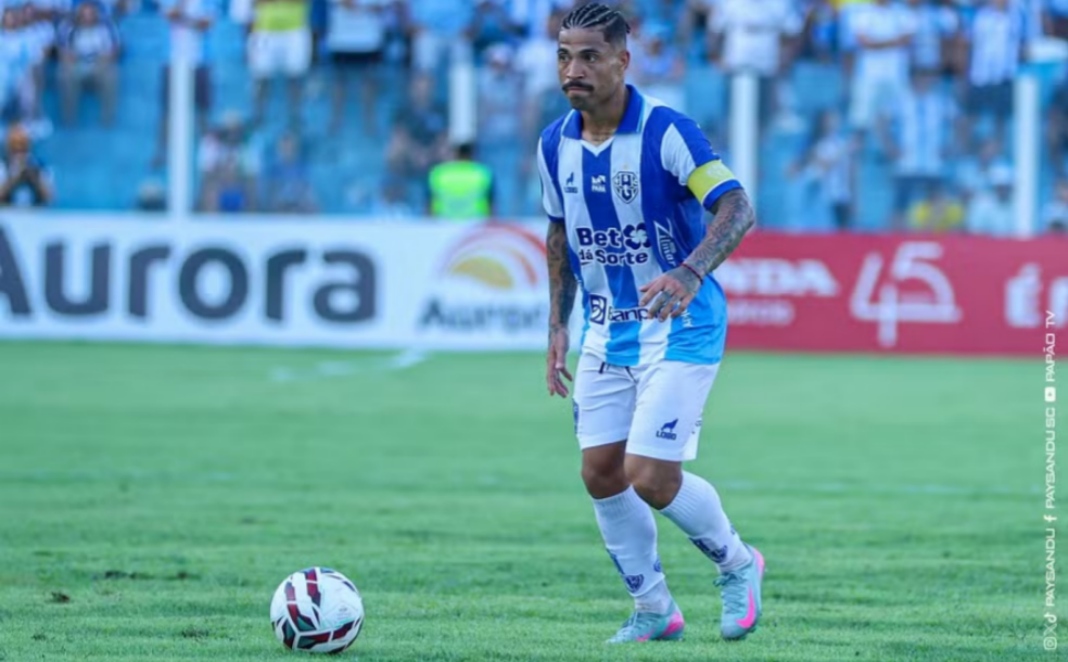 Marcinho, camisa 10 e capitão do Paysandu -