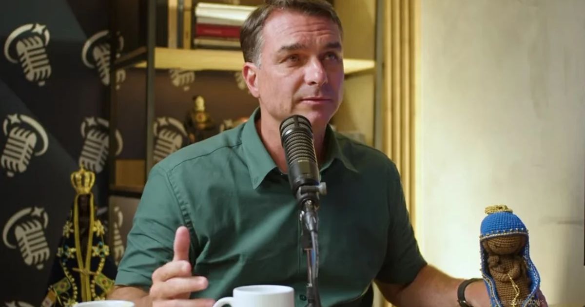 Candidato à Presidência da República Flávio Bolsonaro (PL