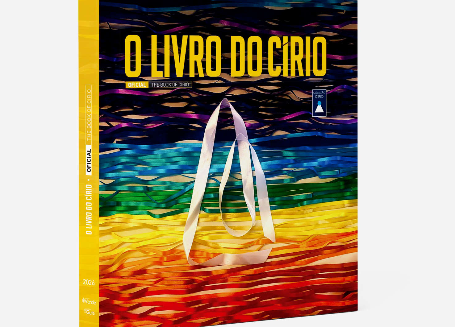 Capa da nova edição do Livro do Círio, com imagens de uma das maiores procissões do País