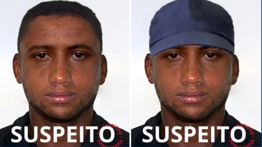 Retrato falado do suspeito de atirar em Toinzim do PT