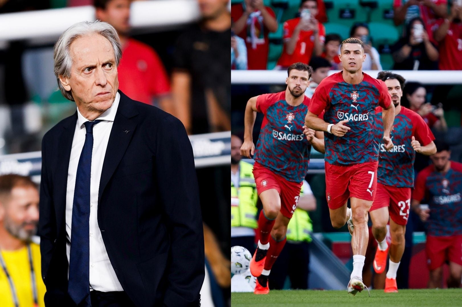Seleção portuguesa vive crise entre Jorge Jesus e CR7 - 