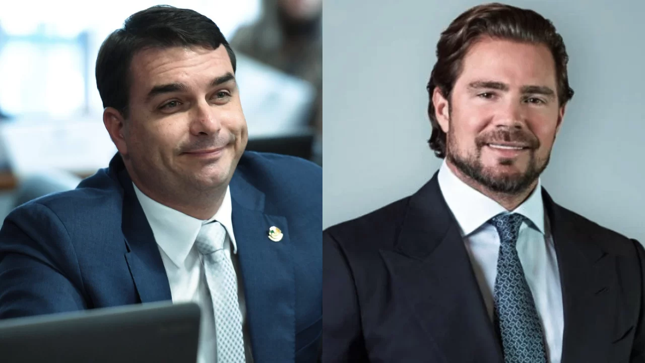 Flávio Bolsonaro e Daniel Vorcaro