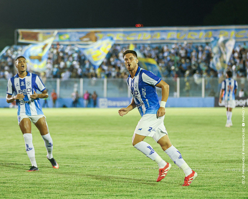 Caio Mello marcou o gol da vitória do Papão - 