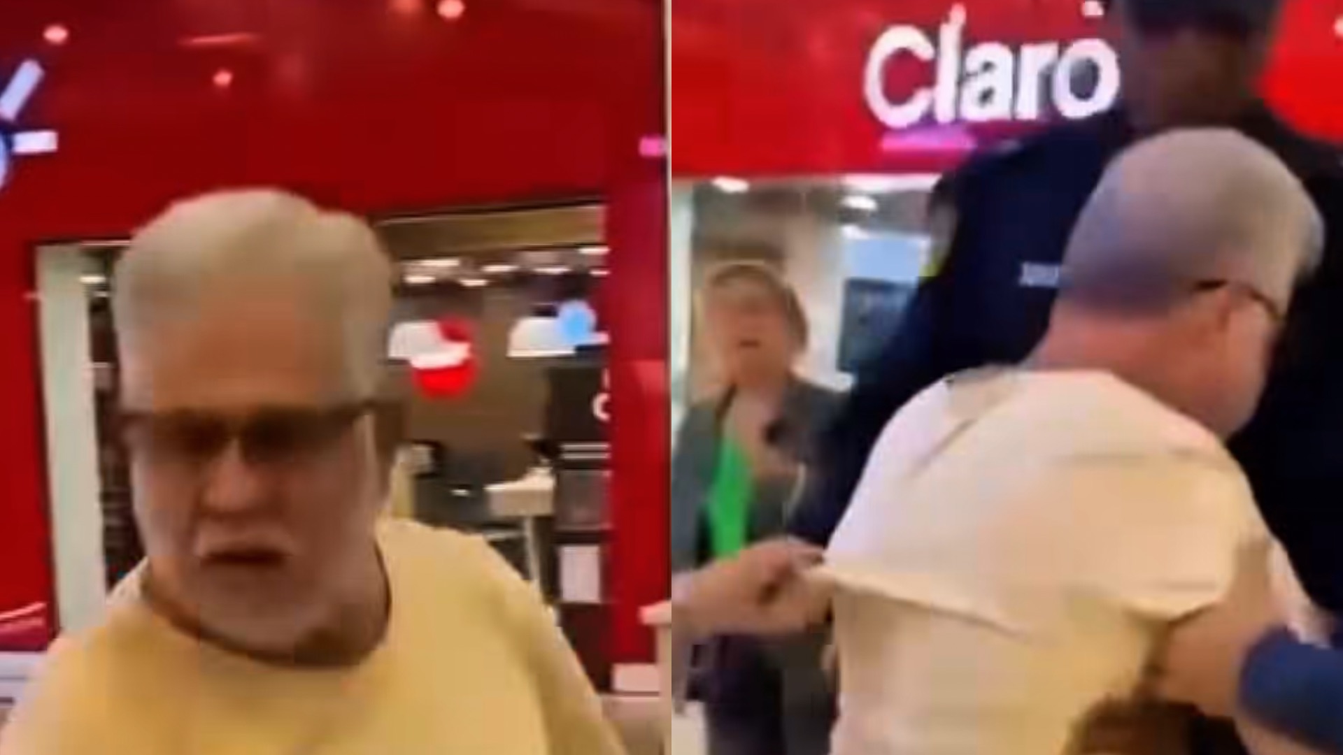 Homem foi contido pela equipe de segurança do Carioca Shopping, na Vila da Penha, Zona Norte do Rio de Janeiro.
