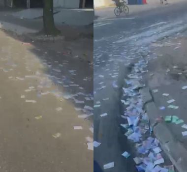 Imagem - Belém amanhece com ruas cobertas de ‘santinhos’ no dia da votação