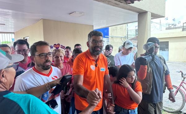 Daniel Santos vota em Ananindeua e diz estar confiante no resultado das eleições